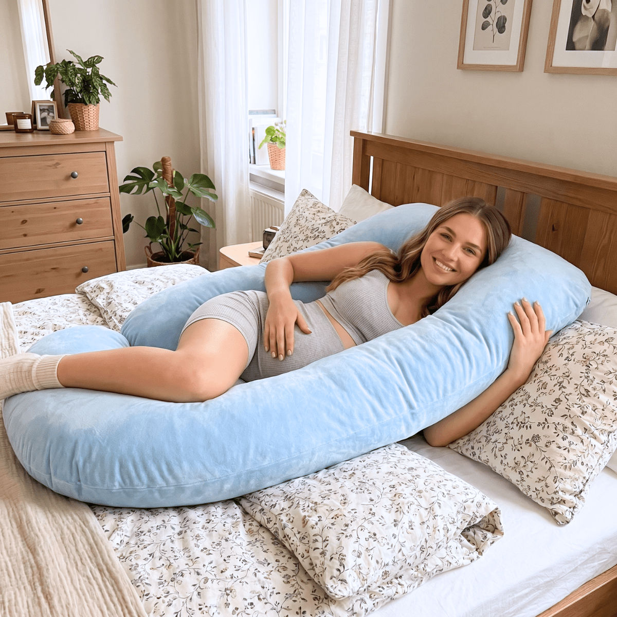 Pernă Pentru Gravide - Mavela DreamNest™